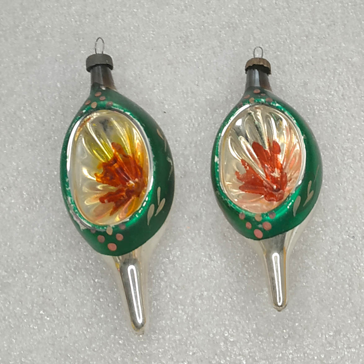 Vintage Glass Christmas Ornament